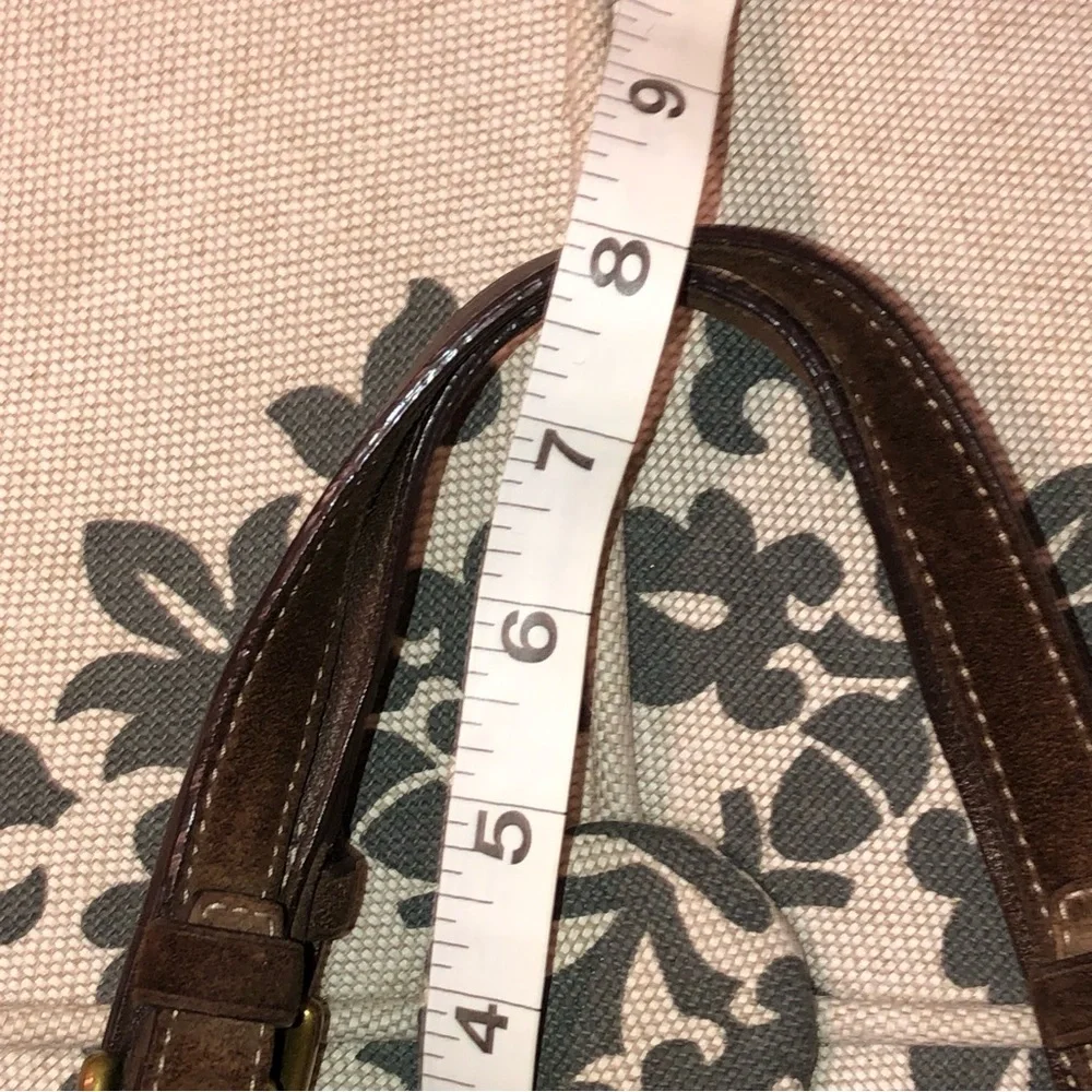Coach Suede Brown Tote - Picture 6 of 10